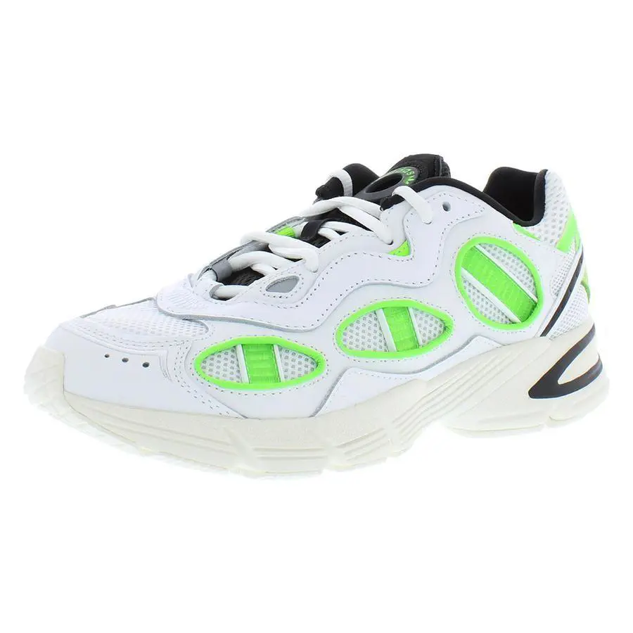 Adidas shoes - Cloud White/Solar Green/Off White, Main: White (UPC: 195748382874) 3