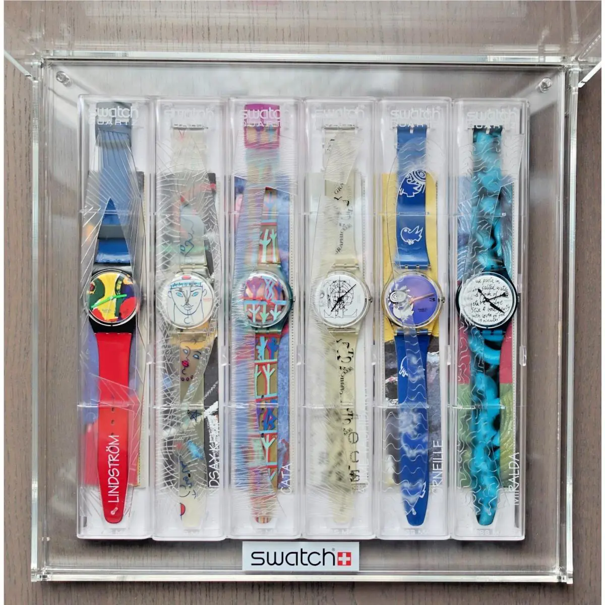 Vintage Swatch Artist Collection Set of 6 GZS11