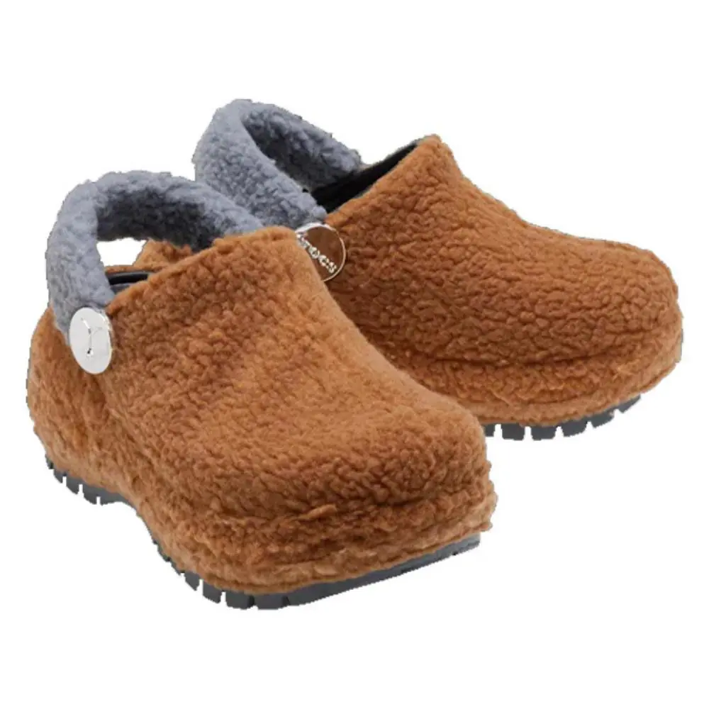 Crocs Lil Nas X Mega Crush 209508-088 Clogs Men`s US 7 Brown Casual Shoes KFC658 - Brown