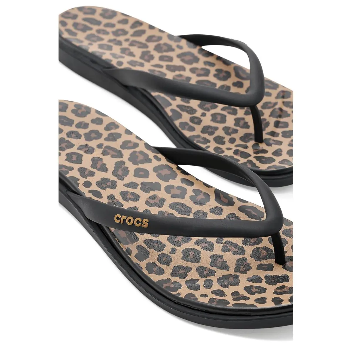Crocs shoes - Black/Sepia/Leopard 4