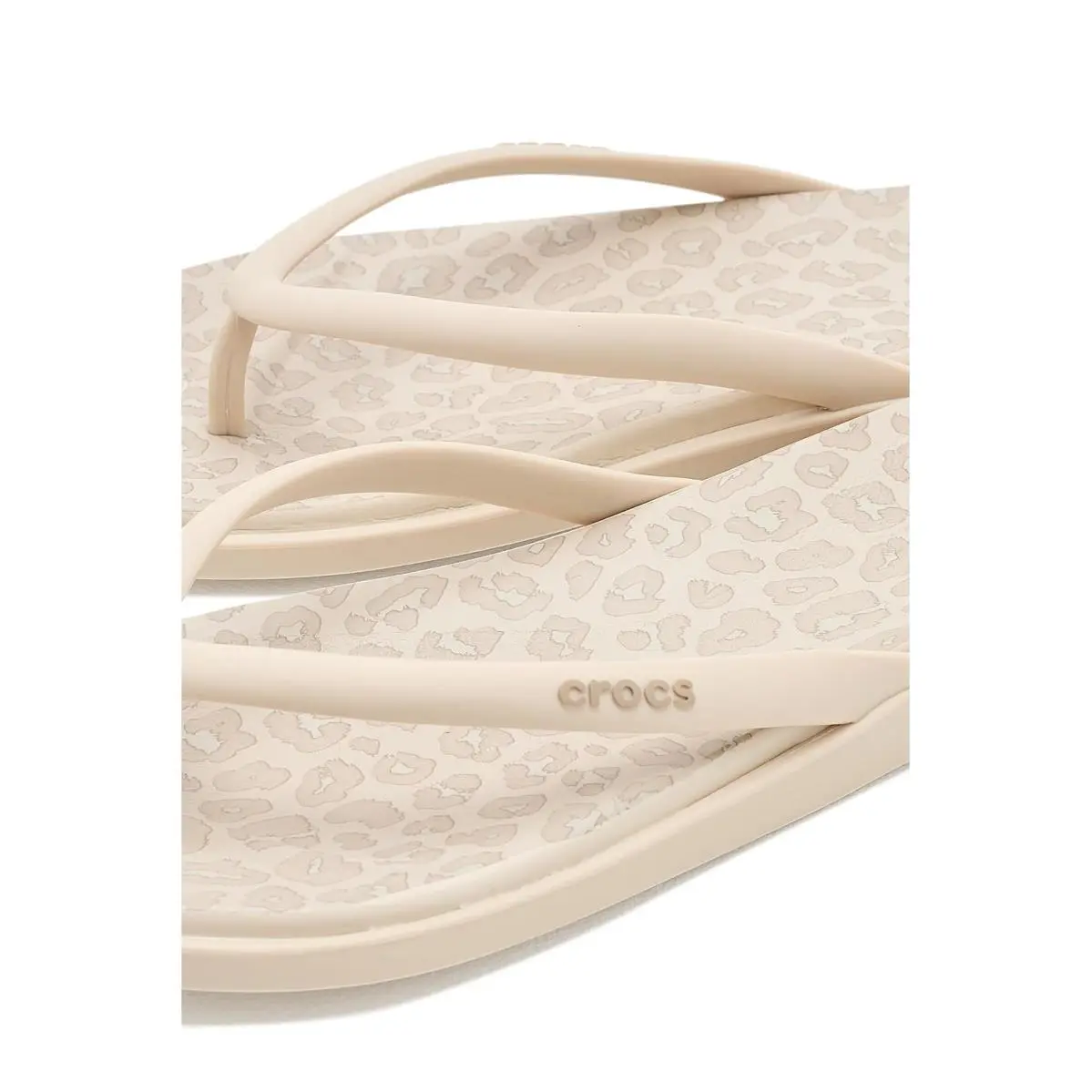Crocs shoes - Almond Tint/Leopard 11