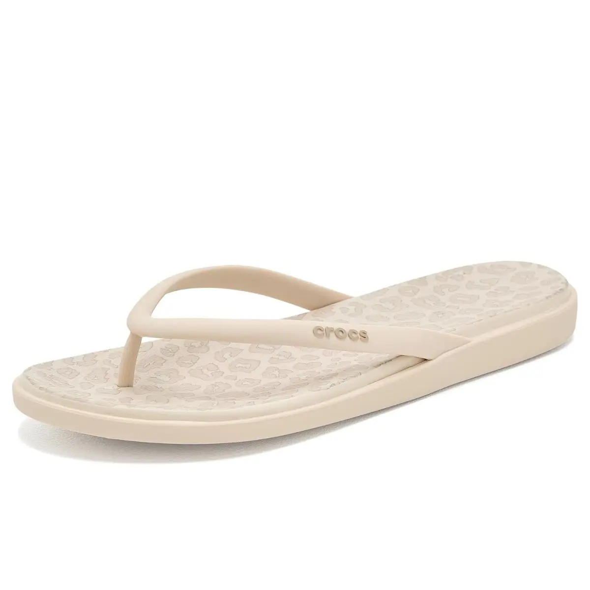 Crocs shoes - Almond Tint/Leopard 6