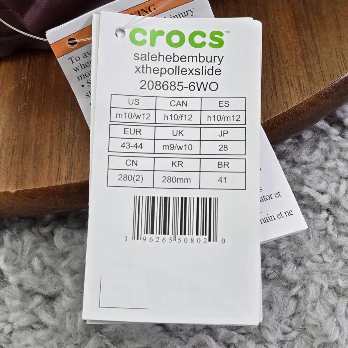 Crocs shoes - Purple 13