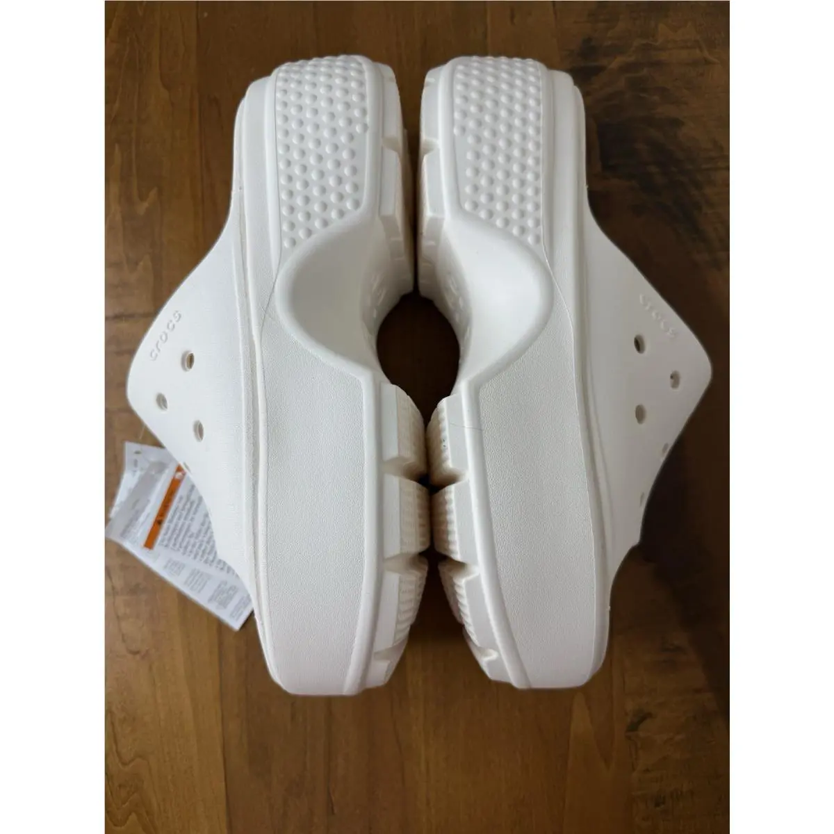 Crocs shoes - Stomp Clogs - Stomp Clogs - White (UPC: 0196265594757) 2