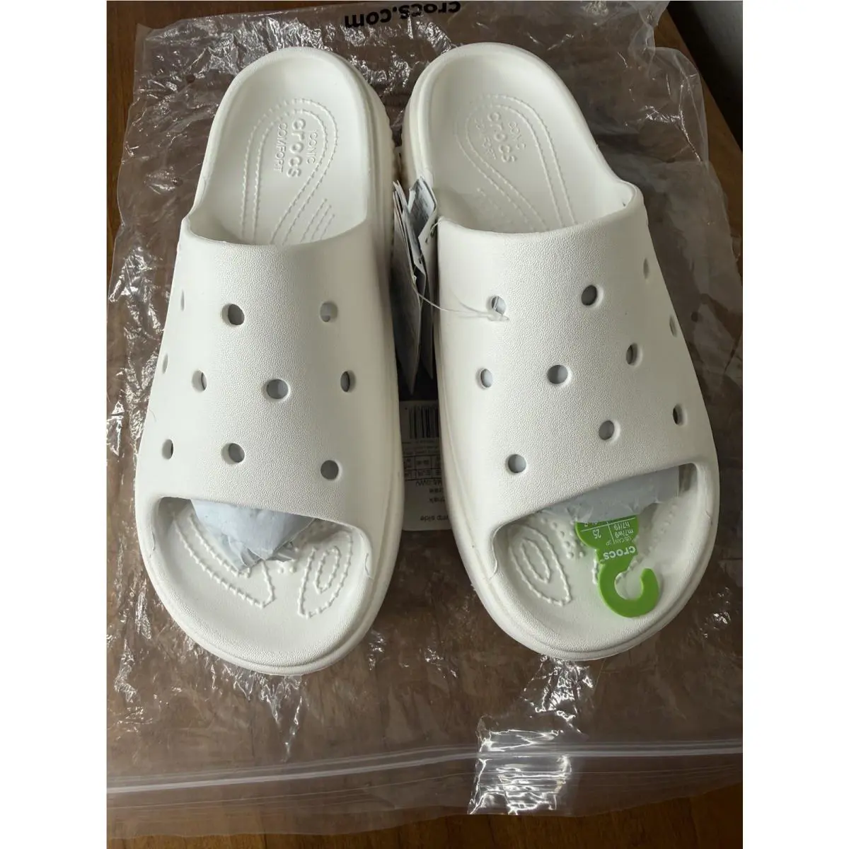 Crocs shoes - Stomp Clogs - Stomp Clogs - White (UPC: 0196265594757) 7