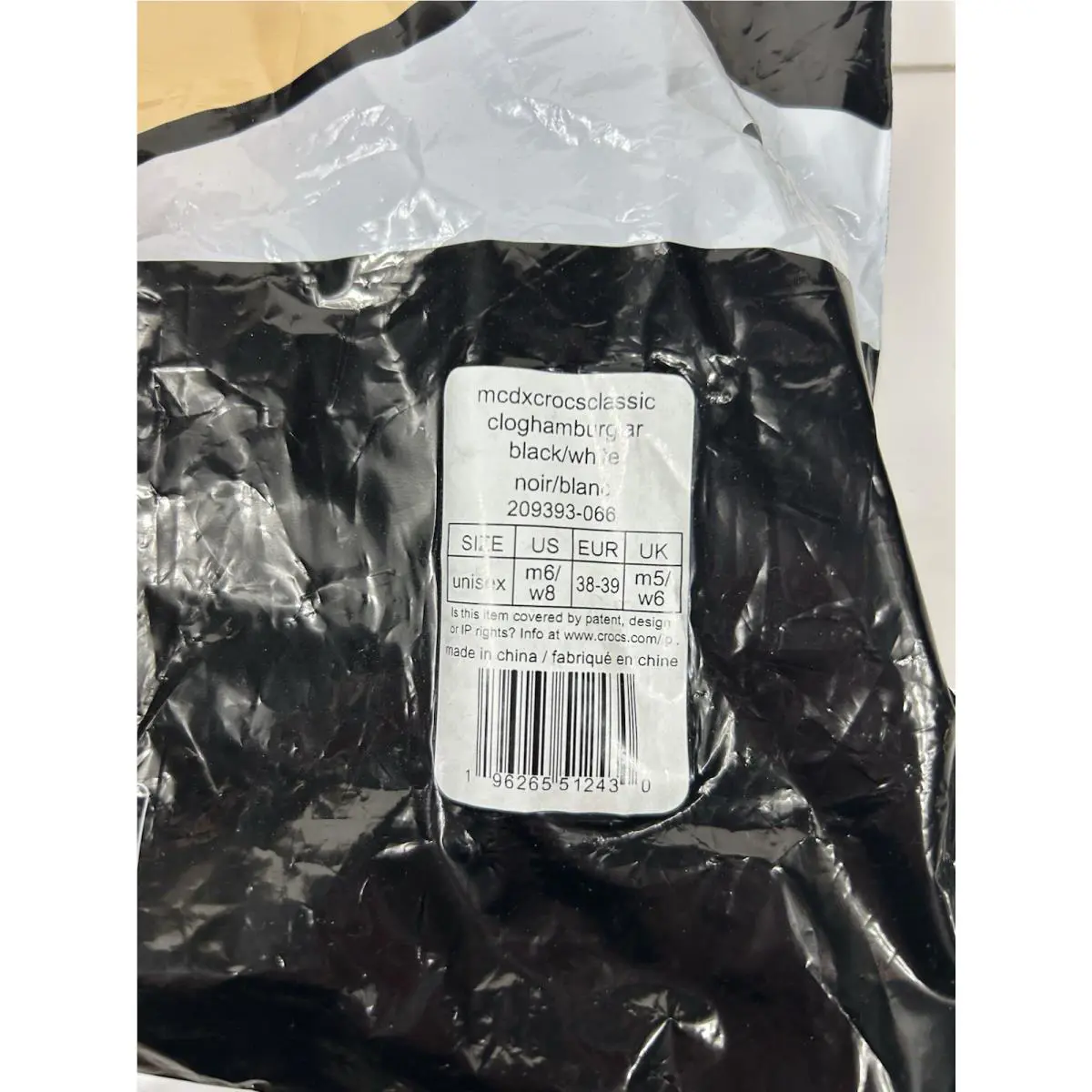 Crocs shoes - Black (UPC: 192825701481) 4