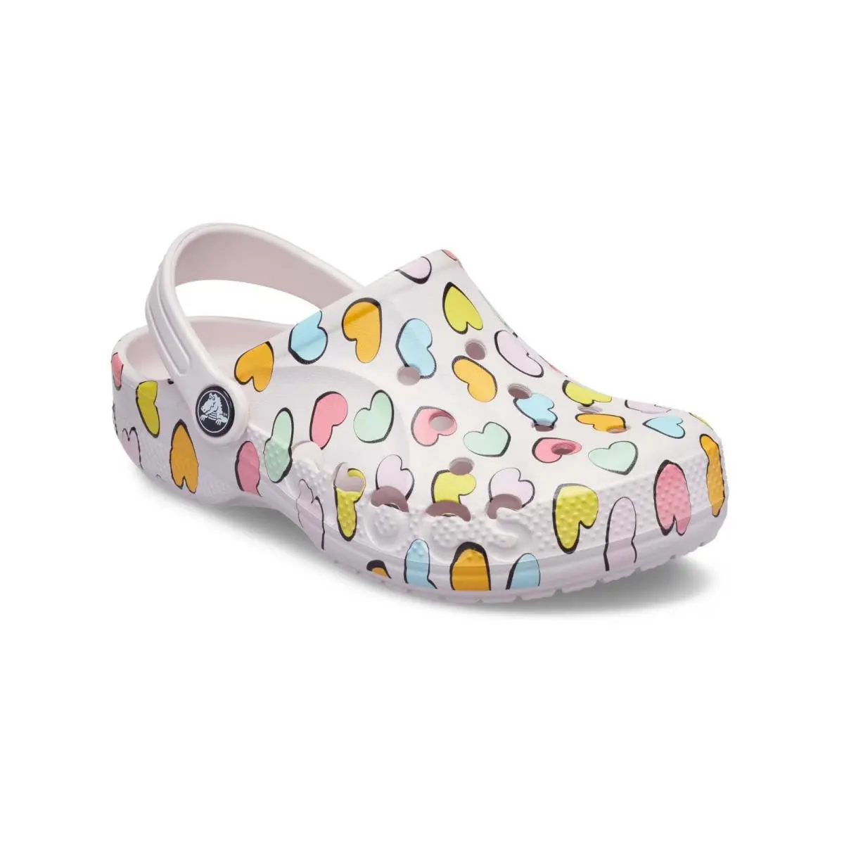 Crocs Toddler Kids Printed Baya Clog - Barely Pink Print