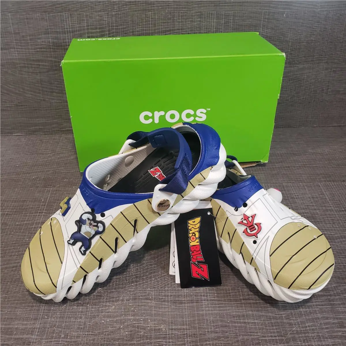Dragon Ball Z x Echo Clog “vegeta” Crocs Size Men’s 5 Women’s 7