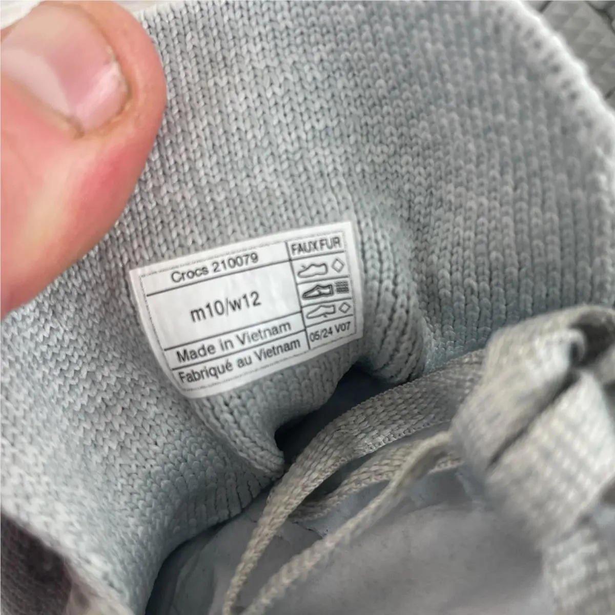Crocs shoes - Gray (UPC: 196265765546) 8
