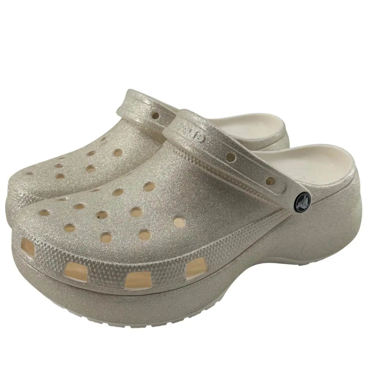 Crocs shoes - Classic Platform Glitter Clog - Classic Platform Glitter Clog - Gold 8