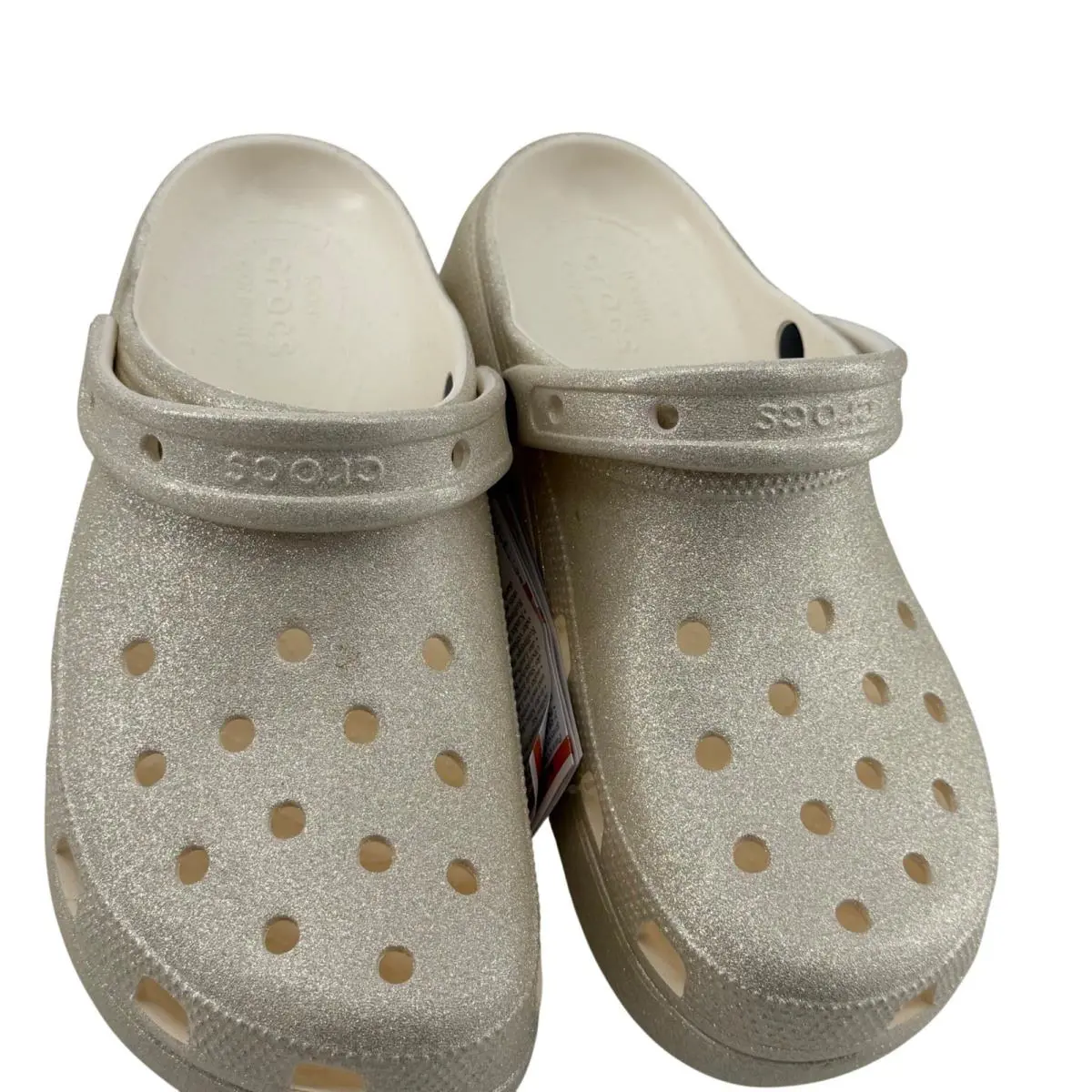 Crocs shoes - Classic Platform Glitter Clog - Classic Platform Glitter Clog - Gold 3