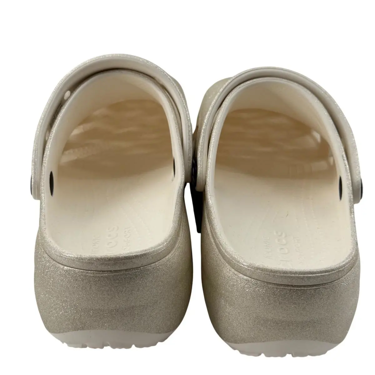 Crocs shoes - Classic Platform Glitter Clog - Classic Platform Glitter Clog - Gold 4