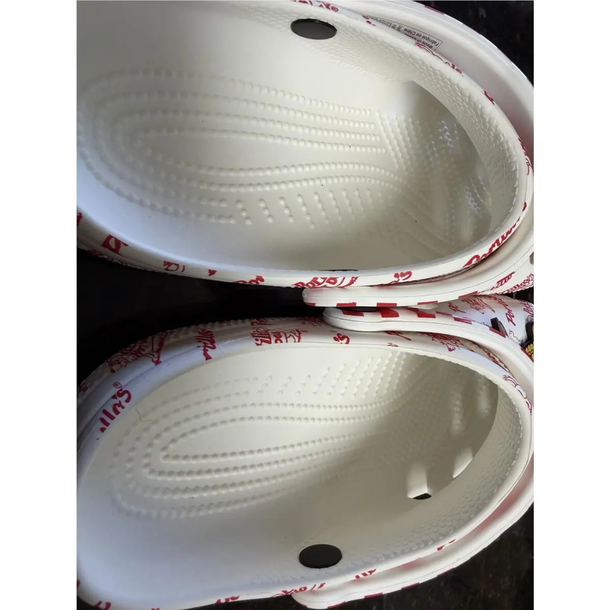 Crocs shoes - Portillo`s Hot Dogs - Hot Dogs - White, Red 5