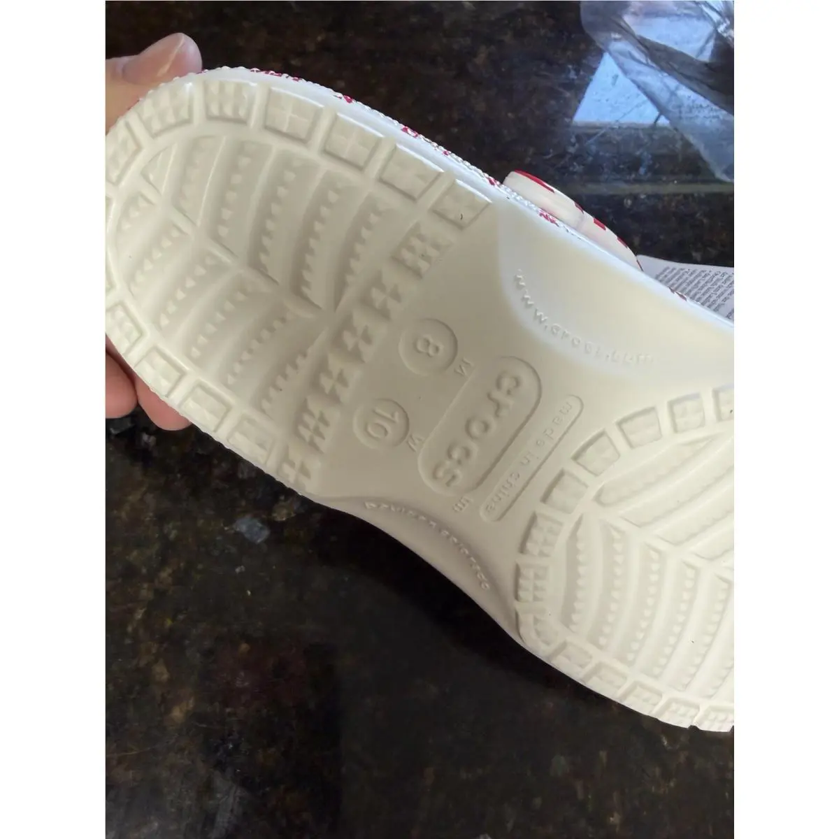 Crocs shoes - Portillo`s Hot Dogs - Hot Dogs - White, Red 6