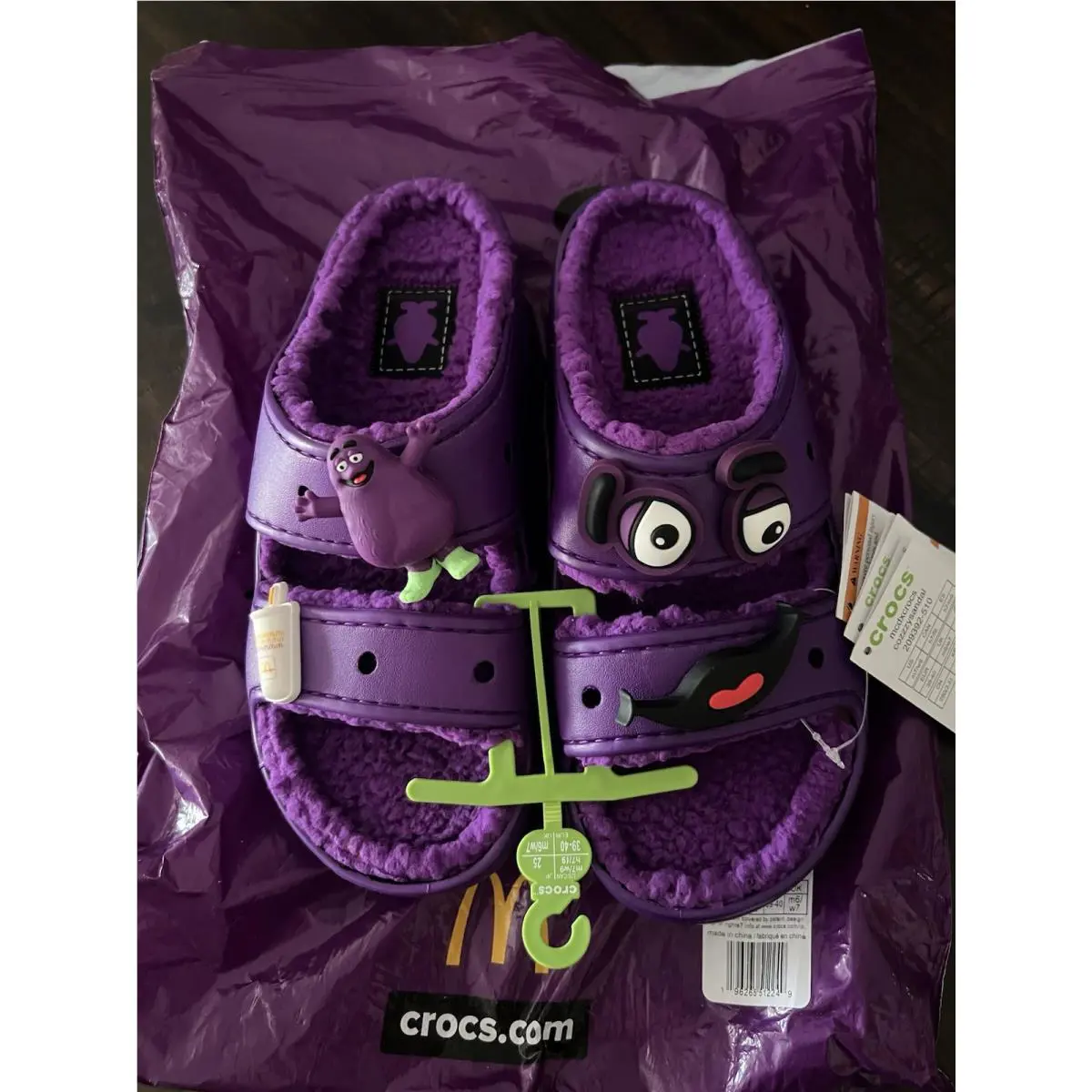 Crocs shoes - Grimace Cozzzy - Grimace Cozzzy - Purple (UPC: 196265512249) 5