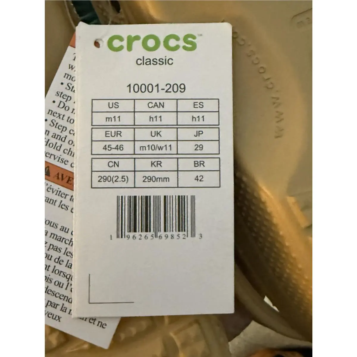 Crocs shoes - Beige (UPC: 196265698523) 5