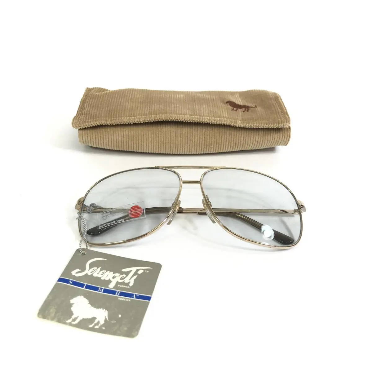 Vintage  Sunglasses Mens 5078M Species Gold Aviator Blue Photochromic by Serengeti