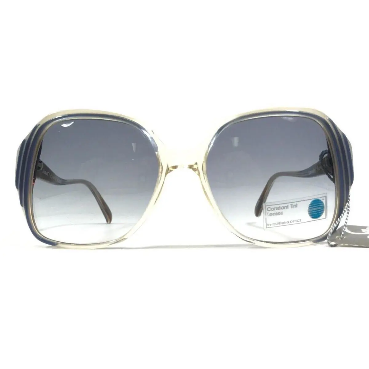 Vintage  Sunglasses Sassaby 6068M Clear Blue Brown Frames w Blue Lenses by Serengeti