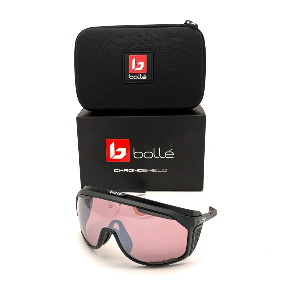 Chronoshield Forest Matte Black / Phantom Photochromic 143mm Sunglasses by Bolle
