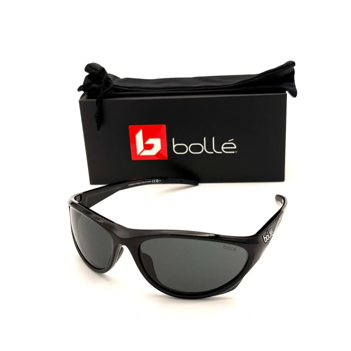 Bolle Chimera Shiny Black / Tns 65mm Sunglasses - Frame: Shiny Black, Lens: TNS