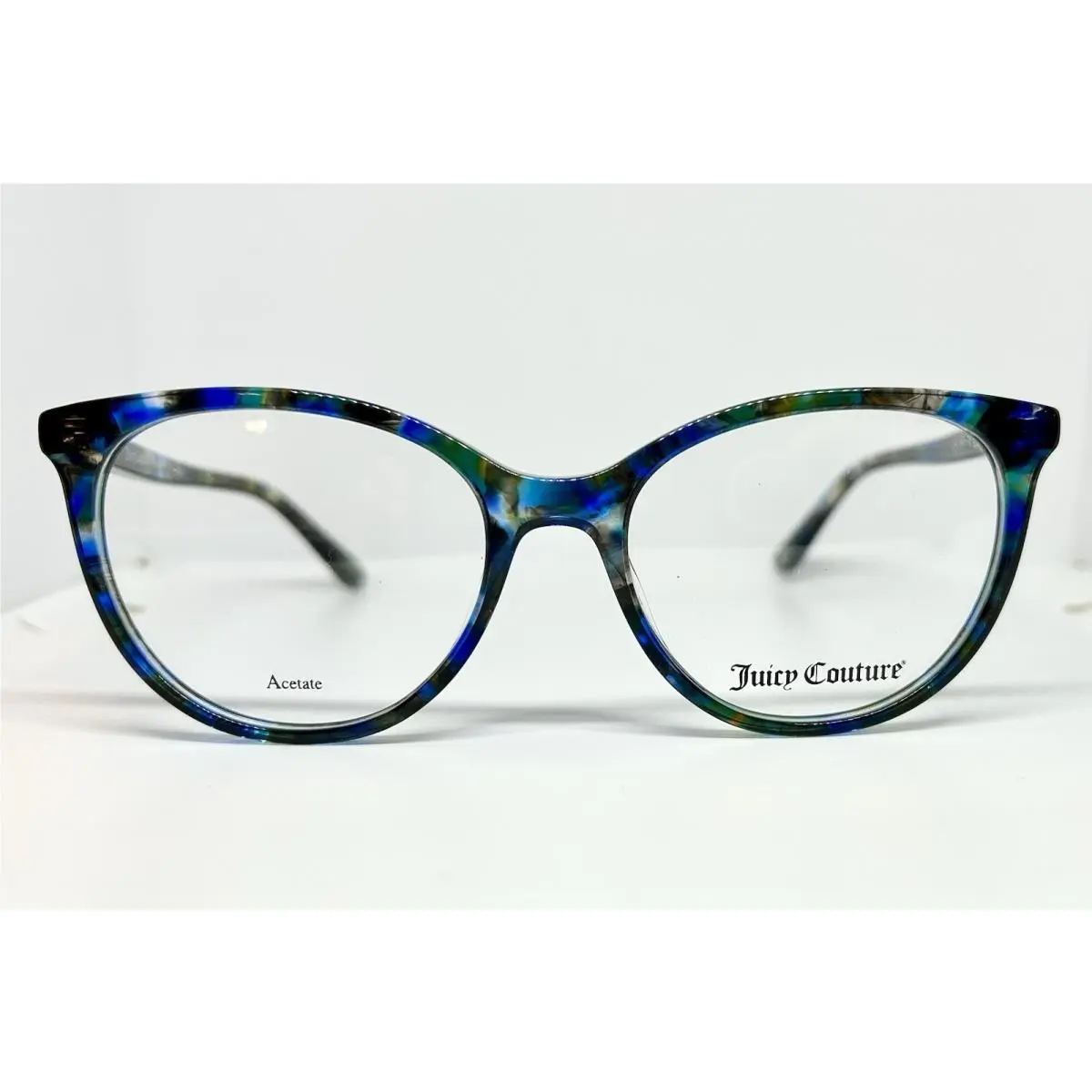 Juicy Couture Eyeglasses Frames Case Model JU 235 Jbw In Color Blue Havana