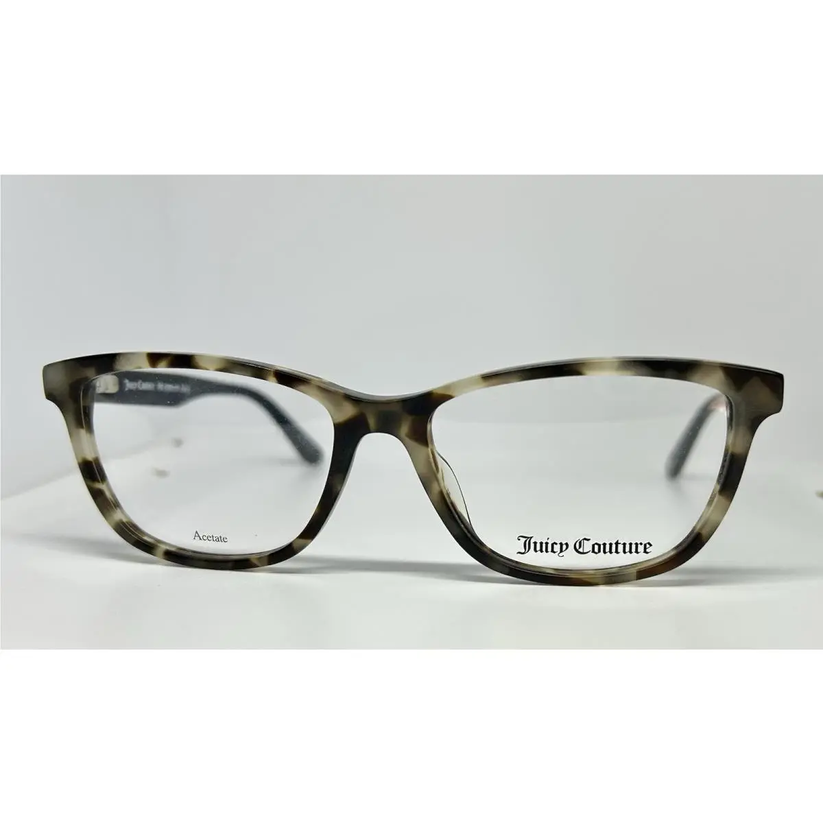 Juicy Couture Eyeglasses Frames Case Model JU 187 Aci Color Grey/black Spotted