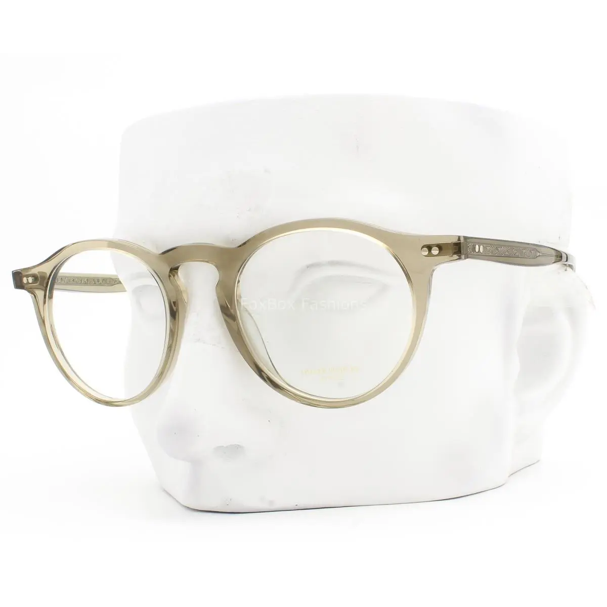 Oliver Peoples OP-13 Eyeglasses Glasses OV5504U 1745 Crystal Sencha 49mm W/case