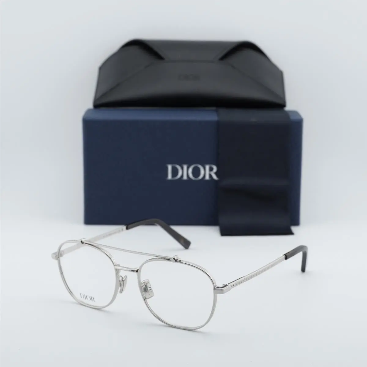 Dior CD Diamondo R2U F000 Silver 54mm Eyeglasses