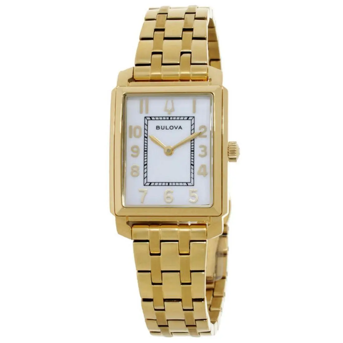 Sutton Women`s Gold Quartz Watch 97L186 by Bulova