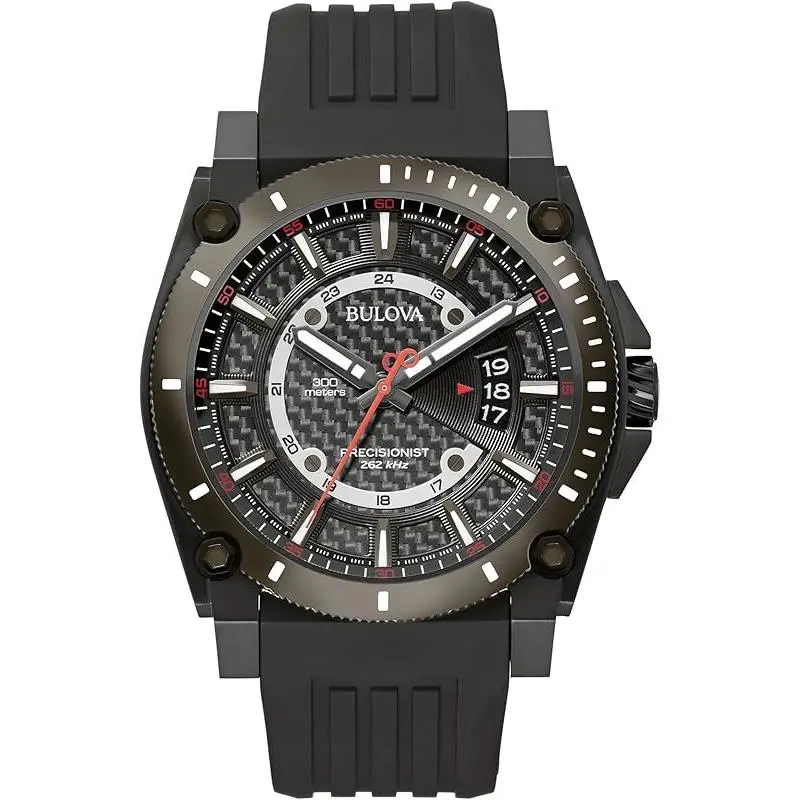 Bulova Icon High Performance Quartz Black Dial Men`s 98B417