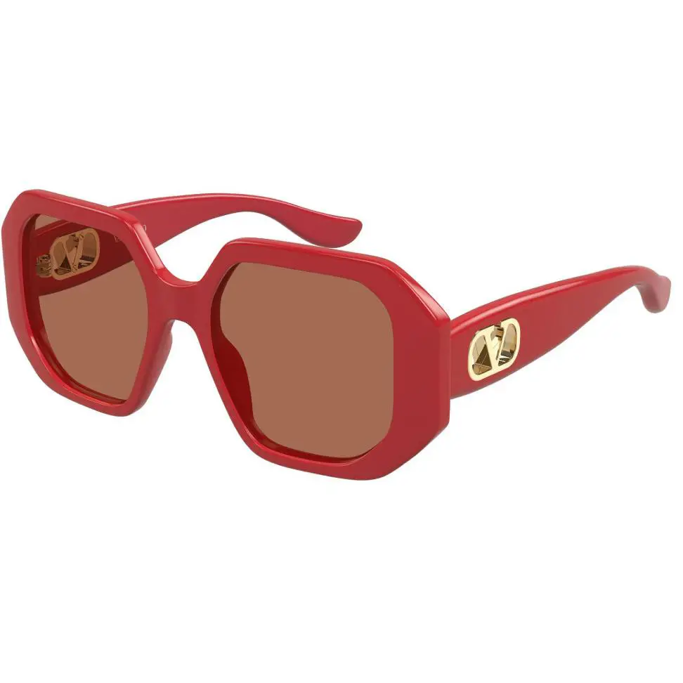 Valentino VG0003SA 003 Glossy Red Sunglasses 55-17-145
