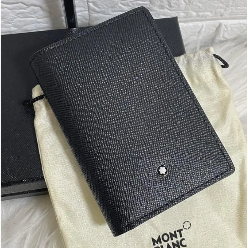 Montblanc MB113223 Sartorial Black Leather 4CC Mini Wallet Card Holder