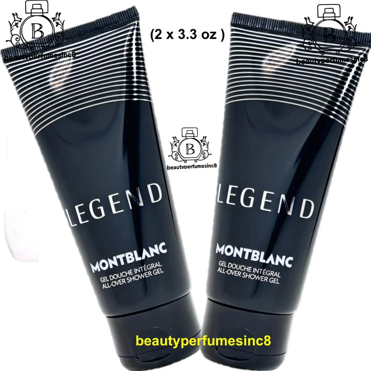 Montblanc Lot of 2 Legend by Mont Blanc For Men All-over Shower Gel 3.3 oz