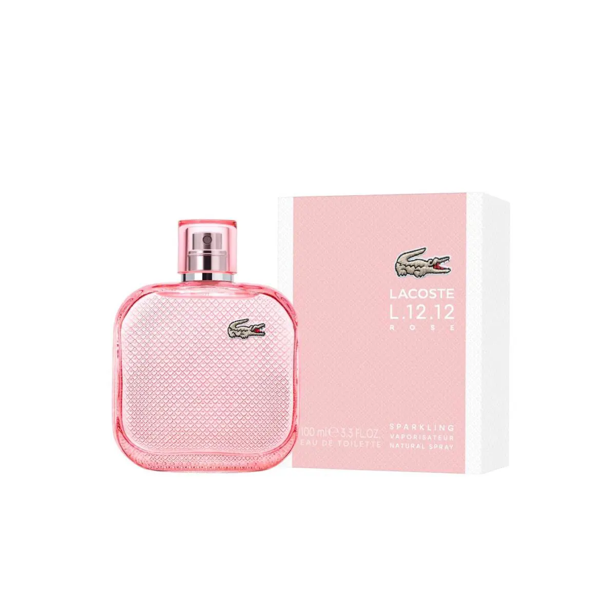Lacoste L.12.12 Rose Sparkling Eau De Toilette 3 fl oz