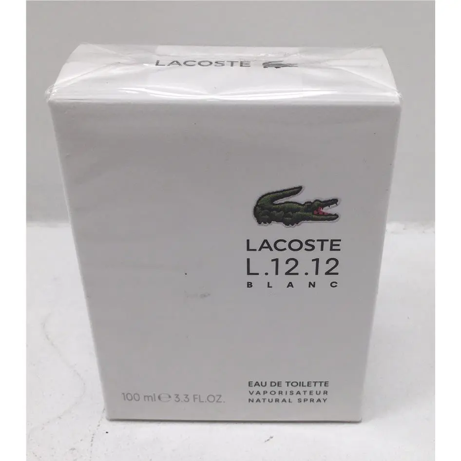 Lacoste Blanc L. 12.12 Edt Cologne For Men 3.3 Oz