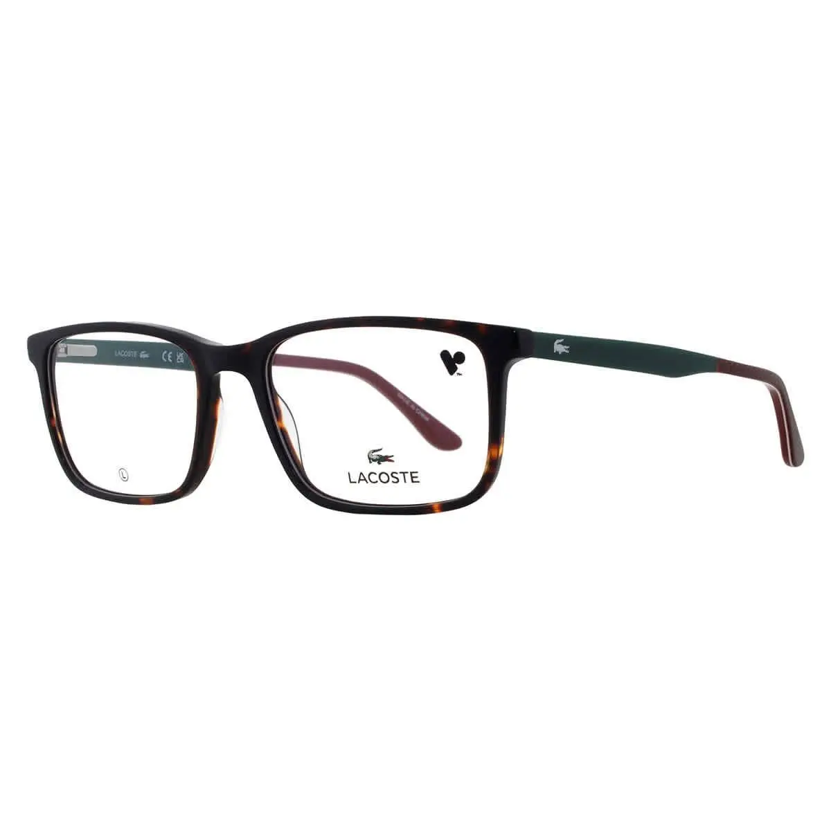 Lacoste Demo Rectangular Men`s Eyeglasses L2993 220 54 L2993 220 54