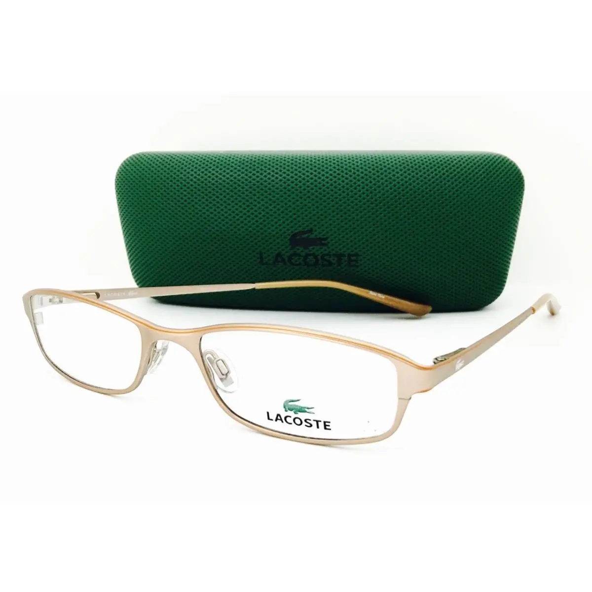 Lacoste Eyeglasses LA 12215 Light Brown 50•17•135 with Case