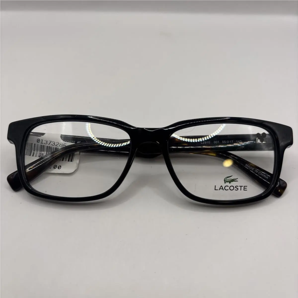 Lacoste - L2910 001 55/17/145 - Shiny Black / Tort Eyeglasses
