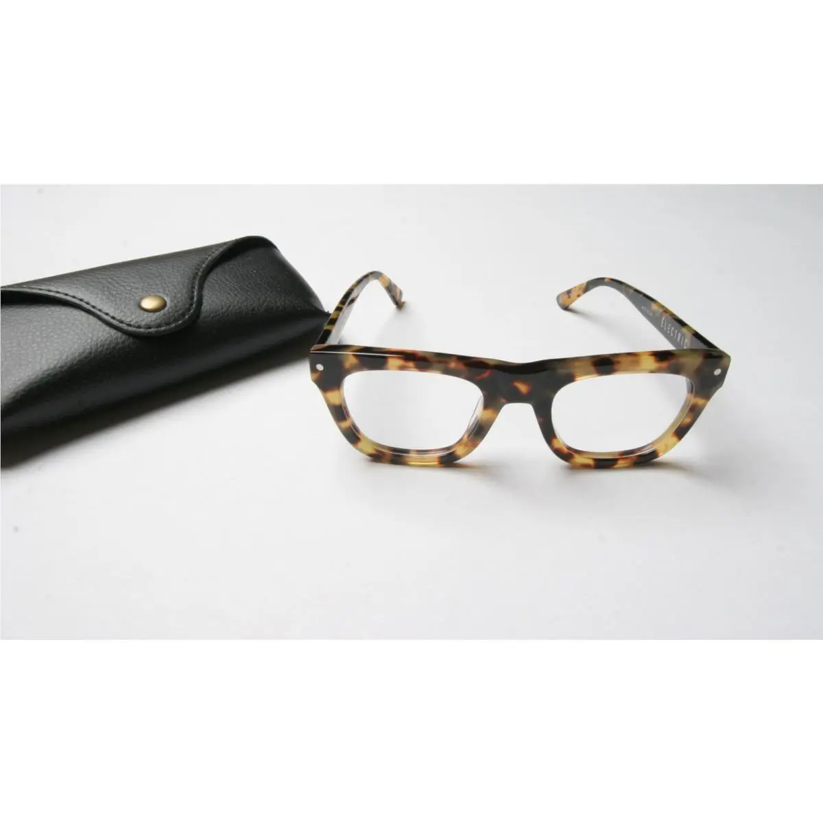 Electric Visual Cocktail Gloss Spotted Tortoise / Clear Sunglasses EE18801307