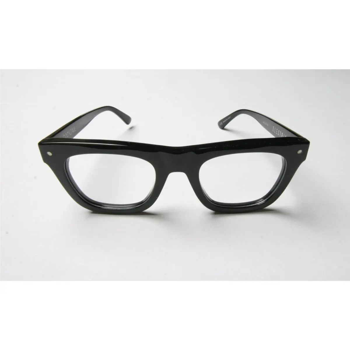 Electric Visual Cocktail Gloss Black / Clear Sunglasses EE18801607