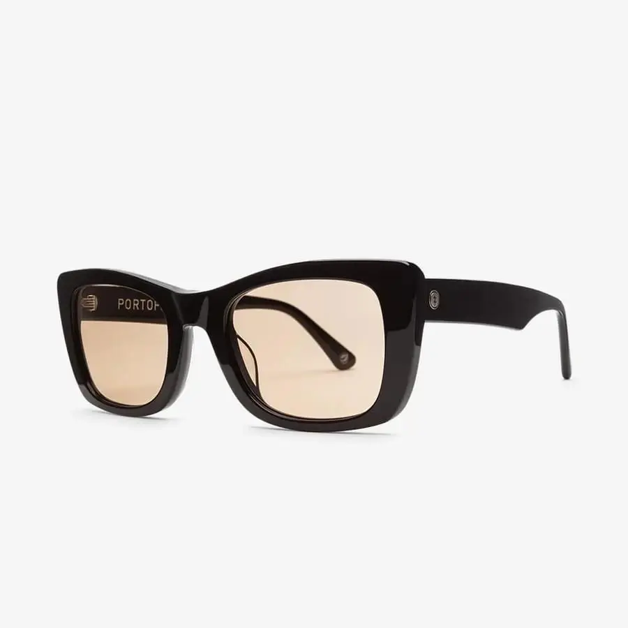 Electric Visual Portofino Gloss Black / Amber Sunglasses EE20001619