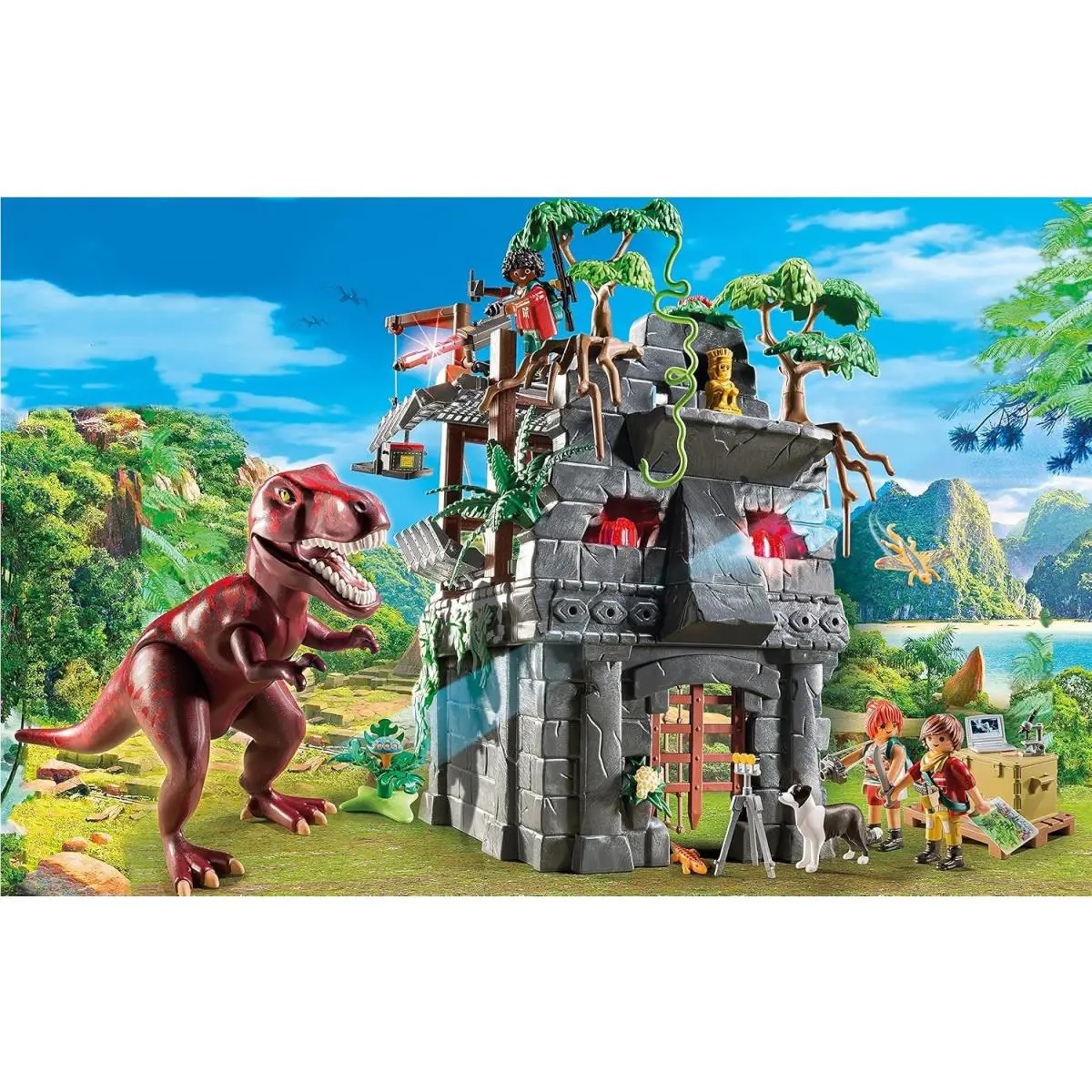 Playmobil Hidden Temple with T-rex 9429