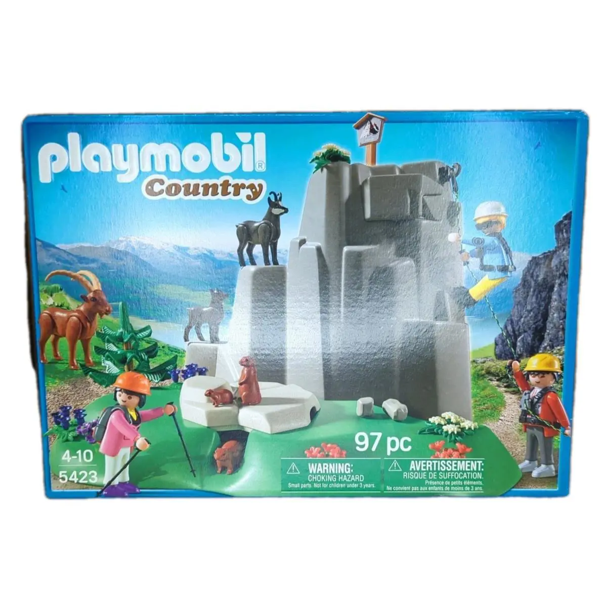 Playmobil 5423 Rock Climbers with Mountain Animals 2012