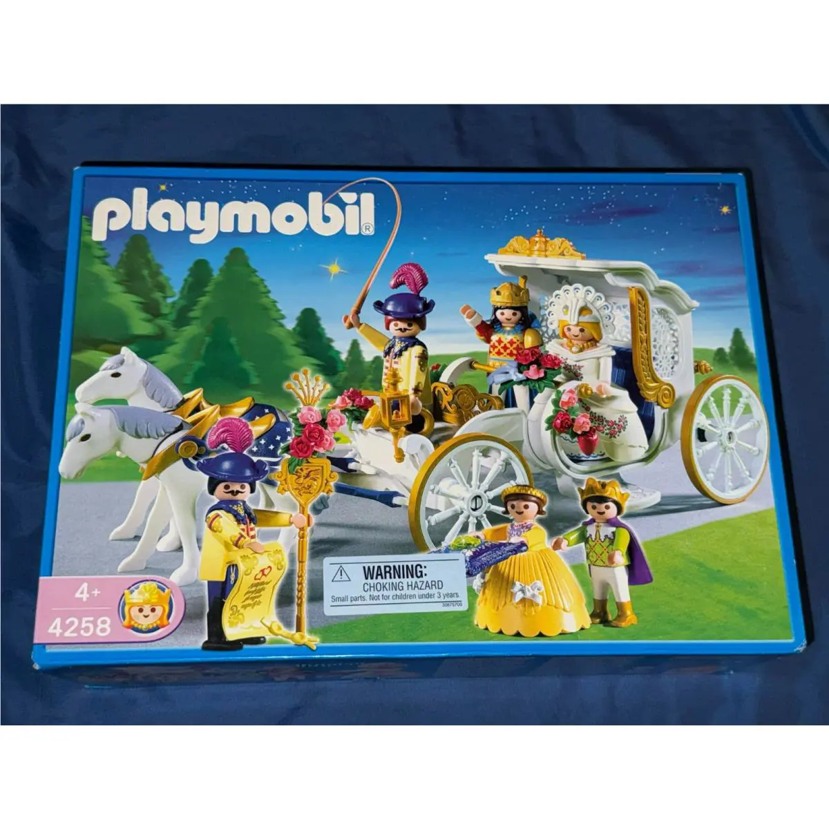 Playmobil 4258 Set Royal Wedding Carriage Princess Prince Horse