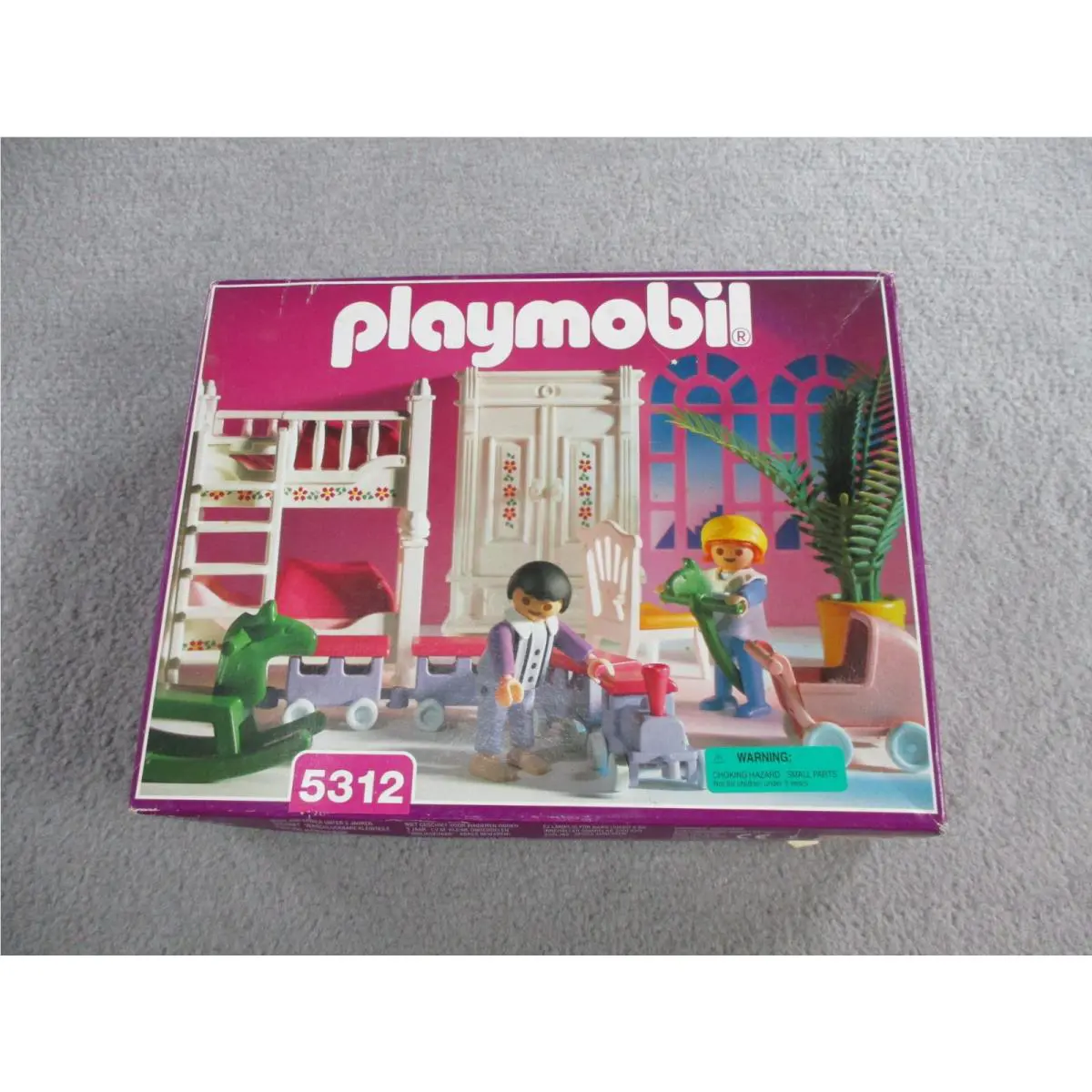 Playmobil 5312 Victorian Mansion Children Bedroom Germany 1995 Vintage