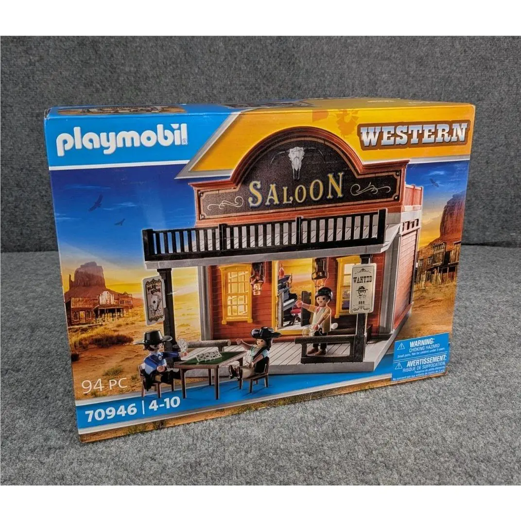 Playmobil Set 70946 Western Saloon with Cowboy and Cowgirl Boxed