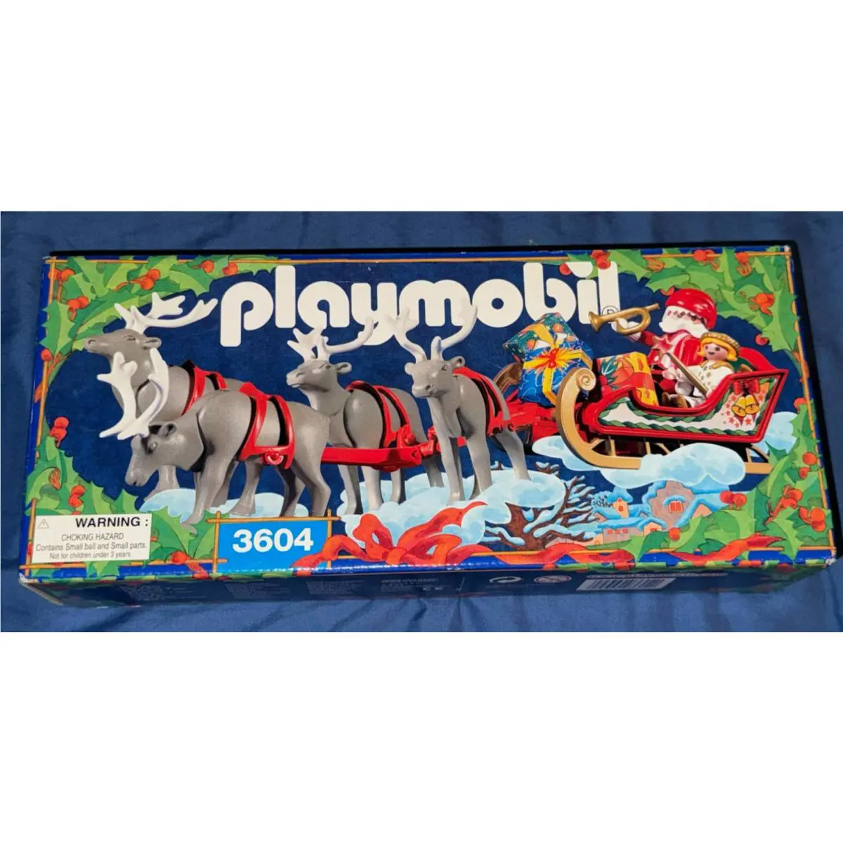 Playmobil 3604 Set Santa Sleigh and Reindeer Christmas