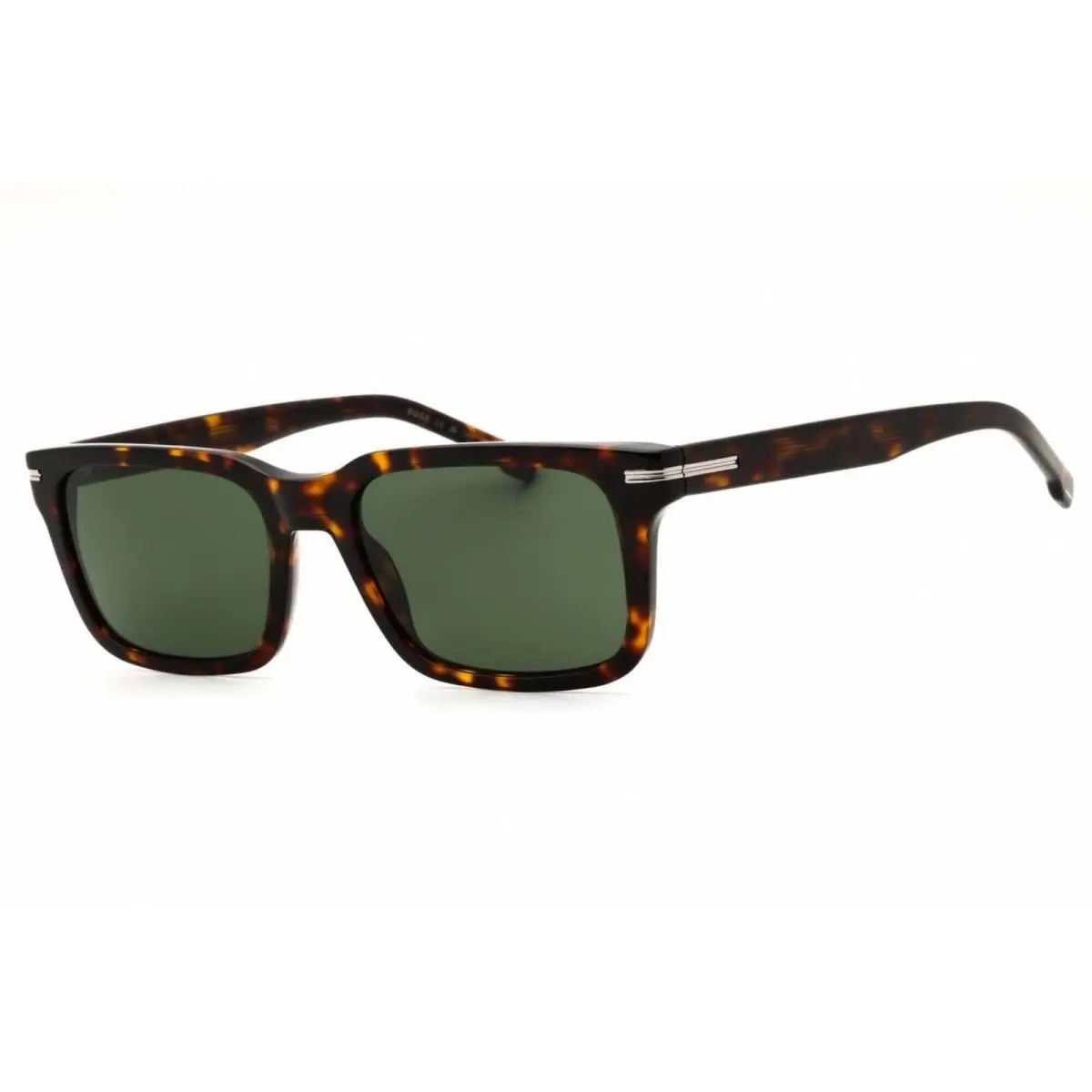 Hugo Boss Men`s Sunglasses Havana Plastic Rectangular Shape Frame 1628/S 0086 QT