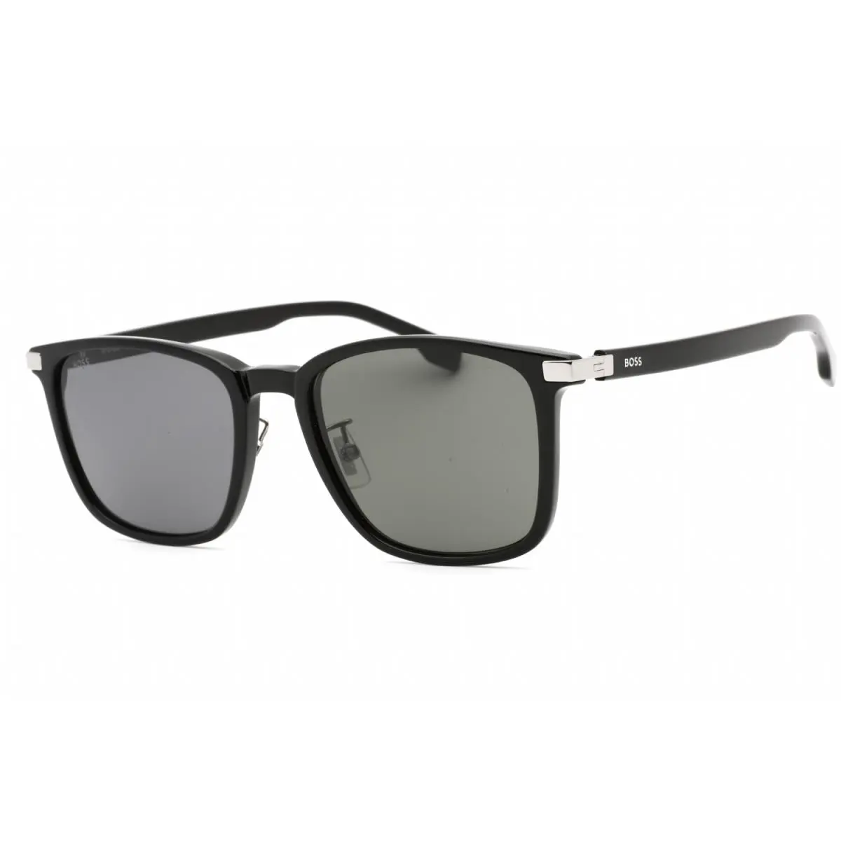 Hugo Boss 1406 F SK 0807 M9 Sunglasses Black Gold Frame Grey Lenses 57mm