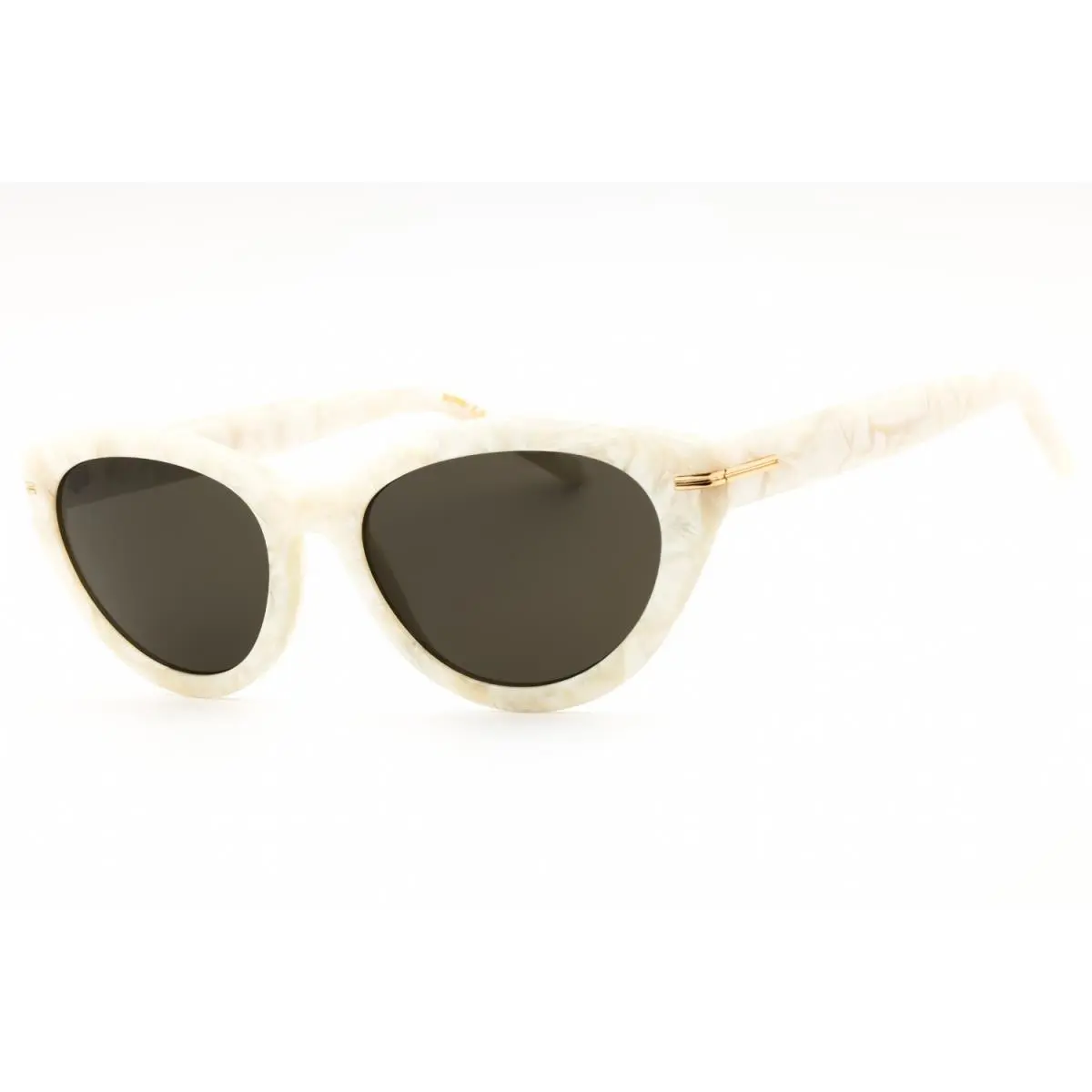 Hugo Boss 1779 S 07AP IR Sunglasses White Frame Gray Lenses 55mm
